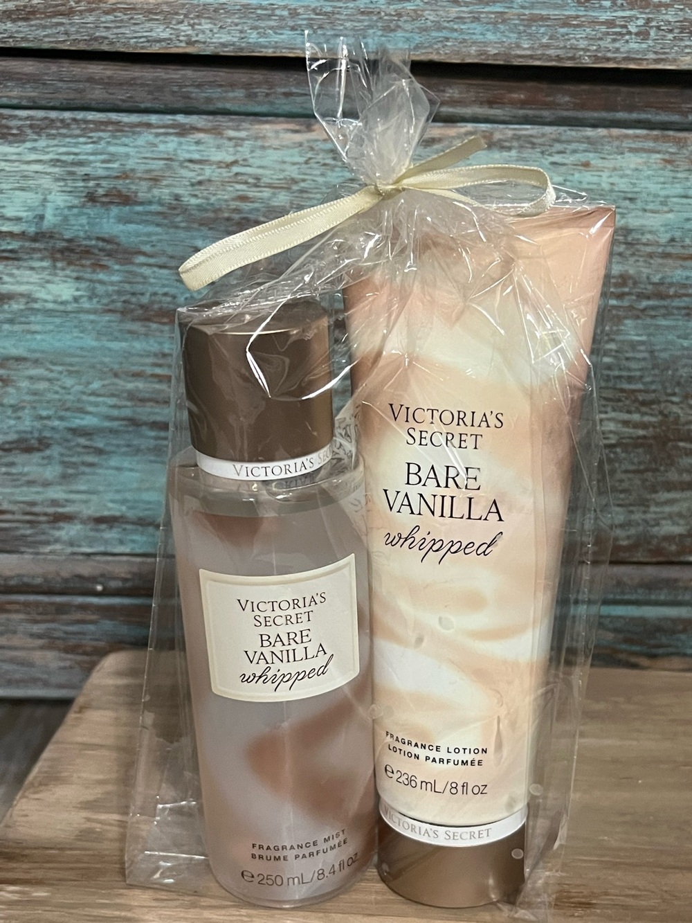 Victorias Secret Bare VANILLA WHIPPED SET!NEW SCENT! Mist8.4oz&BodyLotion!8oz!
